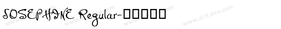 JOSEPHINE Regular字体转换